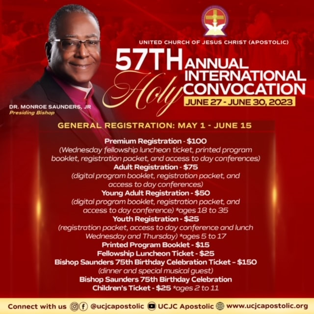 2023 Holy Convocation UNITED CHURCH OF JESUS CHRIST (APOSTOLIC)
